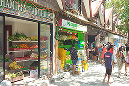 Local farmers market near Scandi Apartments Boracay