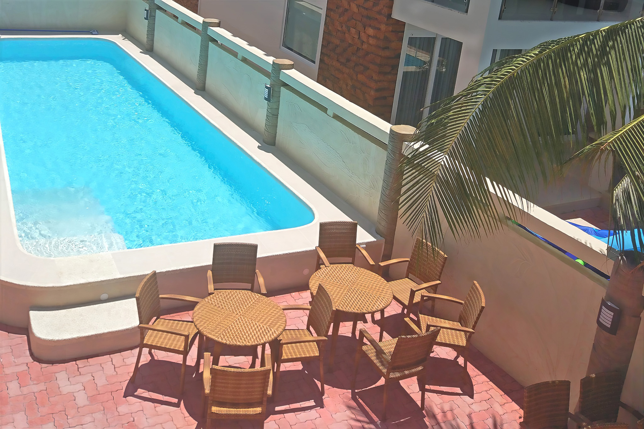 Luxury swimming pool at Scandi Villas Boracay
